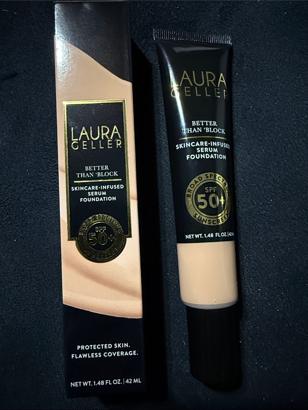 Laura Geller Better Than Block Foundation SPF 50+ in Medium